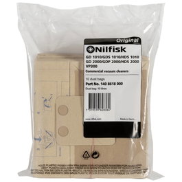Nilfisk 10x Bolsas de aspiradora HEPA EU2 para VP 300 y VP 100 EU