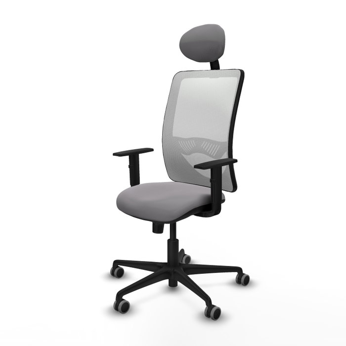 PIQUERAS Y CRESPO Silla de oficina Zulema Gris y Blanco PIQUERAS Y CRESPO Silla de oficina Zulema Gris y Blanco