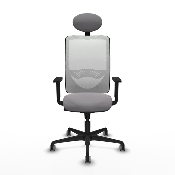 PIQUERAS Y CRESPO Silla de oficina Zulema Gris y Blanco PIQUERAS Y CRESPO Silla de oficina Zulema Gris y Blanco