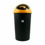 Cubo para la Basura Tontarelli Big hoop Amarillo Negro 50 L (10 Unidades)