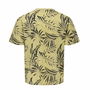 Camiseta de Manga Corta Hombre Only & Sons Onskash Reg Leaf Aop Dorado