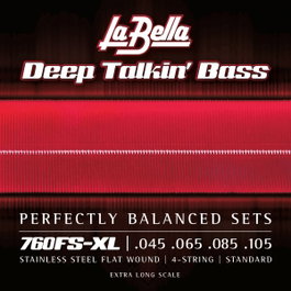 Juego de Cuerdas para Bajo Eléctrico Deep Talkin´Extra Long Scale 45-105
