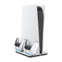 EgoGear SCC5-P5-WH Sistema de carga y soporte de refrigeración para PS5