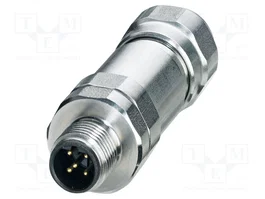 PHOENIX CONTACT Conector M12 5 pines recto dorado IP67