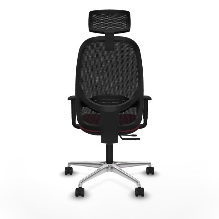 PIQUERAS Y CRESPO Silla de oficina Cilanco con mecanismo Sincro/Traslack Granate y Negro PIQUERAS Y CRESPO Silla de oficina Cilanco con mecanismo Sincro/Traslack Granate y Negro