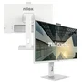Nilox Monitor NXM24RWEB02W 24" IPS Full HD 1920x1080 120Hz 4ms con Webcam, Altavoces y Soporte VESA - Blanco