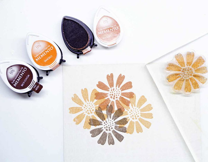 Tsukineko Almohadilla de tinta MEMENTO color olivar translúcida 32x50mm