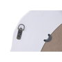DKD Home Decor Espejo de MDF y Cristal Blanco con Acabado Rugoso 81x78 cm