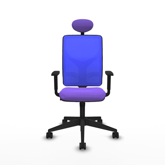 PIQUERAS Y CRESPO Silla de oficina Motilla con Mecanismo Sincro, Lila y Azul de Malla PIQUERAS Y CRESPO Silla de oficina Motilla con Mecanismo Sincro, Lila y Azul de Malla