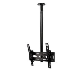 B-Tech BT8424 Soporte Techo Universal Pantalla Plana Inclinable 1m 39"-65" hasta 50kg VESA 600x400 Negro