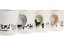 DKD Home Decor Tazas de Porcelana Surtidas Gato y Perro 480ml
