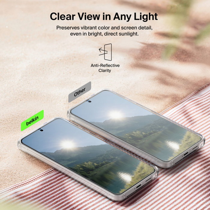 Belkin 3in1 Bundle para Samsung Galaxy S26: Funda, Protector de Pantalla y Protector de Lente Belkin 3in1 Bundle para Samsung Galaxy S26: Funda, Protector de Pantalla y Protector de Lente