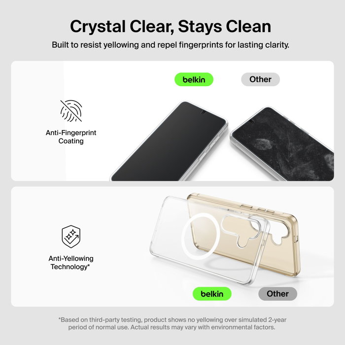 Belkin 3in1 Bundle para Samsung Galaxy S26: Funda, Protector de Pantalla y Protector de Lente Belkin 3in1 Bundle para Samsung Galaxy S26: Funda, Protector de Pantalla y Protector de Lente