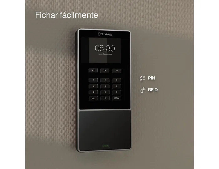 Safescan TimeMoto TM-616 Terminal de Control de Presencia con RFID y PIN Safescan TimeMoto TM-616 Terminal de Control de Presencia con RFID y PIN