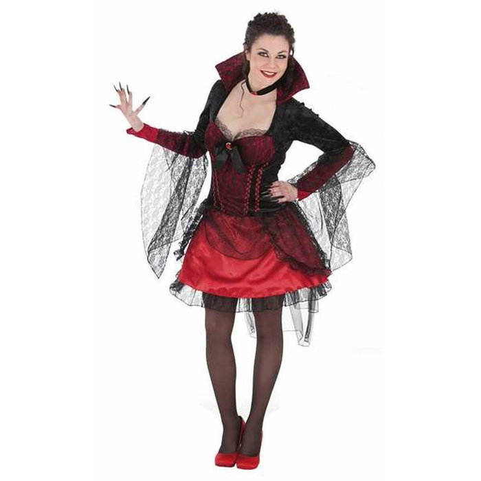 Creaciones Llopis Disfraz Adulto Madame Red Lux Talla L