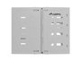 Lanberg Gancho de pared rack 19u 8U gris