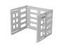 Lanberg Gancho de pared rack 19u 8U gris