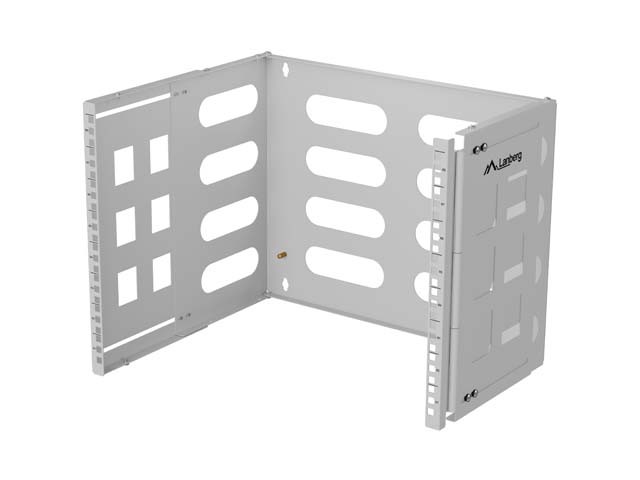 Lanberg Gancho de pared rack 19u 8U gris Lanberg Gancho de pared rack 19u 8U gris