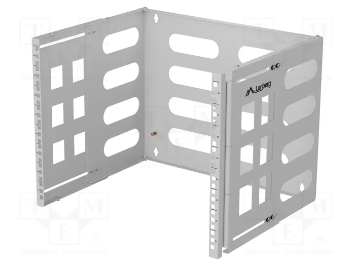 Lanberg Gancho de pared rack 19u 8U gris Lanberg Gancho de pared rack 19u 8U gris