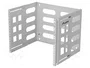 Lanberg Gancho de pared rack 19u 8U gris