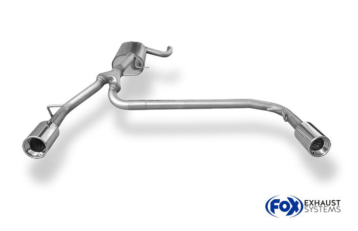 Fox Silenciador Trasero para Ford Focus II Hatchback Facelift Fox Silenciador Trasero para Ford Focus II Hatchback Facelift