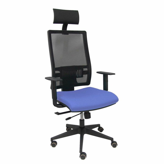 PIQUERAS Y CRESPO Silla de oficina Horna Azul claro/Negro con Mecanismo Sincro/Traslack PIQUERAS Y CRESPO Silla de oficina Horna Azul claro/Negro con Mecanismo Sincro/Traslack