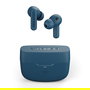 Urbanista Atlanta True Wireless - Auriculares Inalámbricos con Cancelación Activa de Ruido (ANC), Hasta 34h, Carga Qi, Color Steel Blue, Bluetooth 5.0, Controles Táctiles