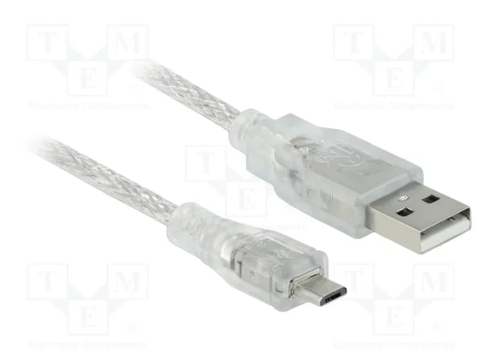 DeLOCK 83901 Cable USB 2.0 de Tipo A a Micro-USB B de 2 m, Transparente DeLOCK 83901 Cable USB 2.0 de Tipo A a Micro-USB B de 2 m, Transparente