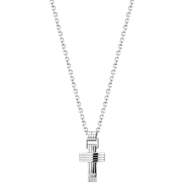 Police Brazalete de Acero Inoxidable Gear Necklace SS Cross Police Brazalete de Acero Inoxidable Gear Necklace SS Cross