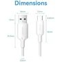 Vention Cable USB 2.0 Tipo-C a USB Macho CTQWF 60W 480Mbps 1m Blanco