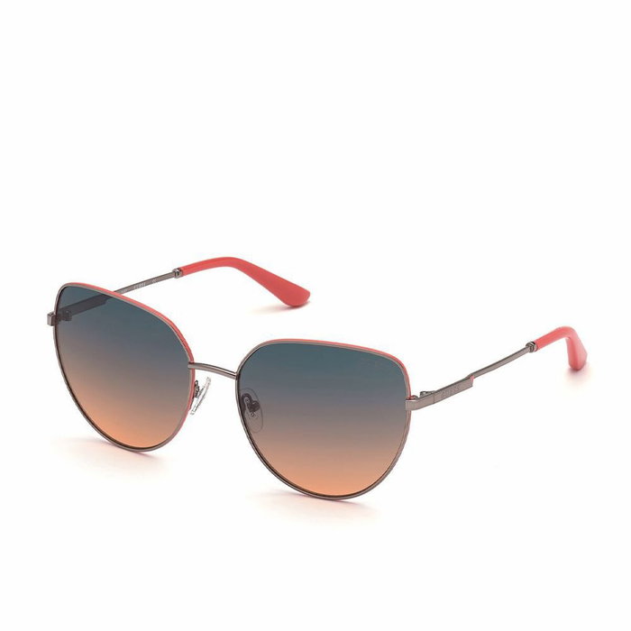 Guess GU7784 08B Gafas de sol redondas para mujer en Gunmetal