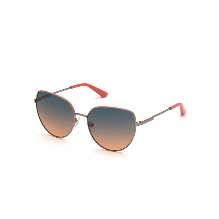 Guess GU7784 08B Gafas de sol redondas para mujer en Gunmetal