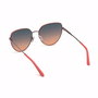 Guess Gafas GU7784 08B Gafas de Sol para Mujer Montura Metálica Gunmetal Cristales Ahumados 140mm