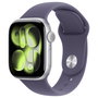 Apple MEU74ZRA Watch Series 11 GPS 42mm Caja Aluminio Plateada Correa Deportiva Morado Niebla M/L
