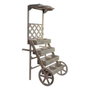 DKD Home Decor Expositor de Madera Garden Shop Marrón Natural