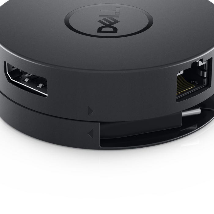 Dell Adaptador Móvil USB-C DA300, HDMI/VGA/DisplayPort/RJ-45, Negro Dell Adaptador Móvil USB-C DA300, HDMI/VGA/DisplayPort/RJ-45, Negro