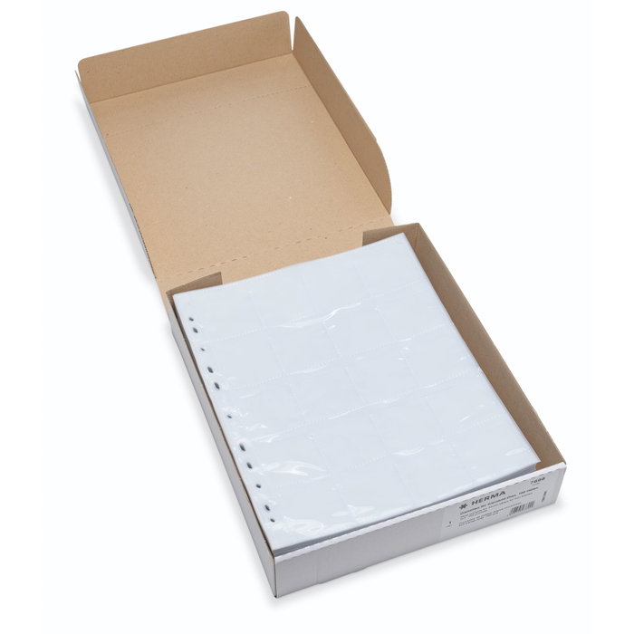 Herma Fundas para Diapositivas 5x5 100 Hojas Claro/Mate