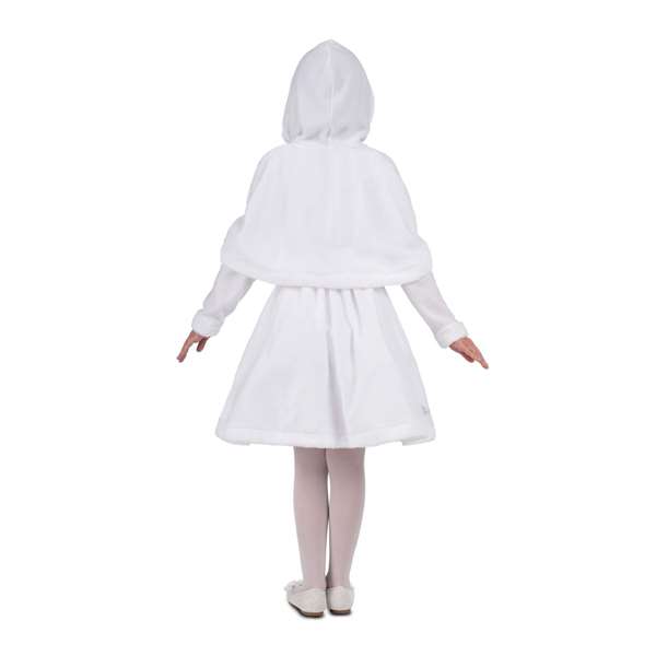My Other Me Disfraz Monada Blanca Navidad Vestido con Enaguas y Cubrehombros con Capucha Talla 5-6 años My Other Me Disfraz Monada Blanca Navidad Vestido con Enaguas y Cubrehombros con Capucha Talla 5-6 años