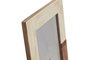 DKD Home Decor Set de 4 Marcos de Fotos de Mango y Resina Blanco 13x18cm
