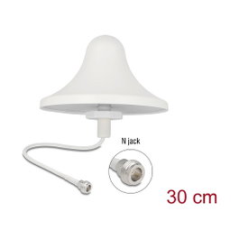 DeLOCK 90759 Antena Omnidireccional 4G WiFi 2,4 GHz Blanco