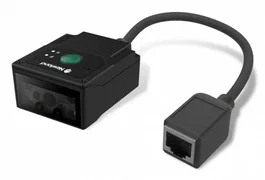 Newland FM431 Barracuda Pro Lector de Códigos de Barras Fijo 1D/2D CMOS Negro para RS-232 y USB, Ángulo de Lectura 360°, QR Code