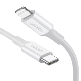 Ugreen Cable USB-C a Lightning 1 m Blanco MFi Certificado