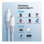 Ugreen Cable USB-C a Lightning 1m Blanco MFi Certificado