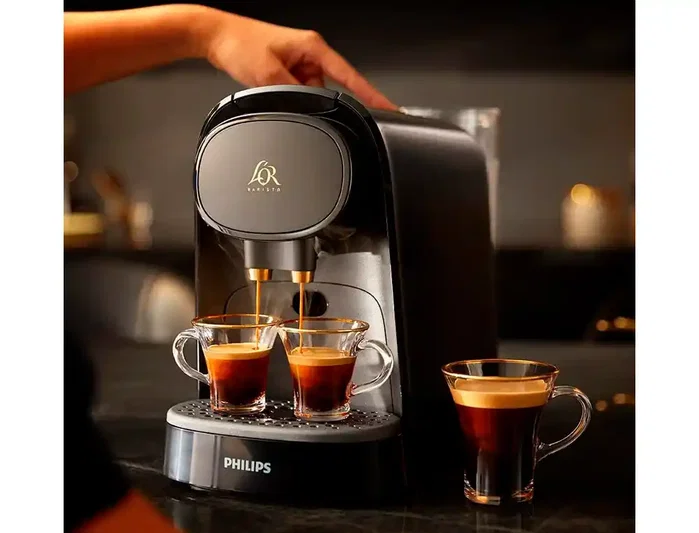 Philips Cafetera de cápsulas L'OR Barista con sistema de doble espresso
