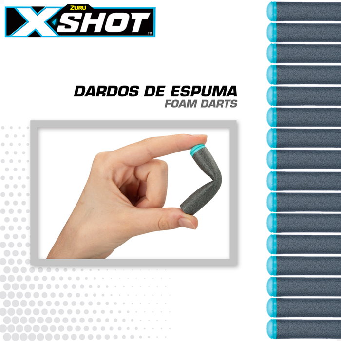 X-Shot Pack 200 dardos de gomaespuma