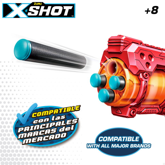 X-Shot Pack 200 dardos de gomaespuma