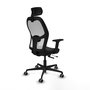 PIQUERAS Y CRESPO Silla de oficina Jorquera Sincro/Traslack Negro/Blanco