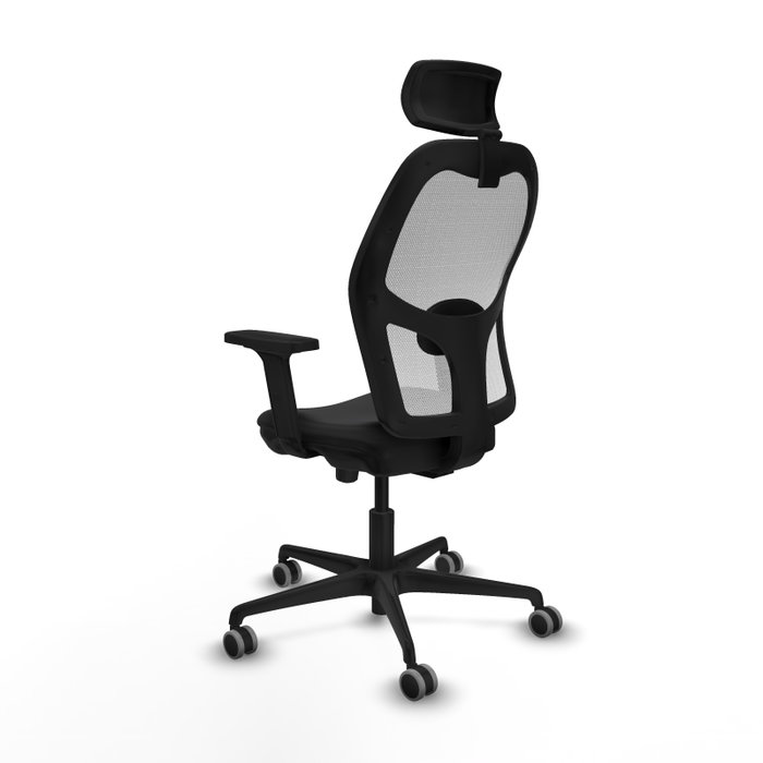 PIQUERAS Y CRESPO Silla de oficina Jorquera Sincro/Traslack Negro/Blanco PIQUERAS Y CRESPO Silla de oficina Jorquera Sincro/Traslack Negro/Blanco