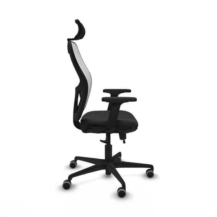 PIQUERAS Y CRESPO Silla de oficina Jorquera Sincro/Traslack Negro/Blanco PIQUERAS Y CRESPO Silla de oficina Jorquera Sincro/Traslack Negro/Blanco