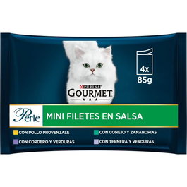 Gourmet Perle Finas Láminas en Salsa con Verduras 12x85g